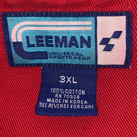 Indy 500 Formula 1 Nascar vintage racing jacket red black white patches sz XXXL - Picture 5 of 12